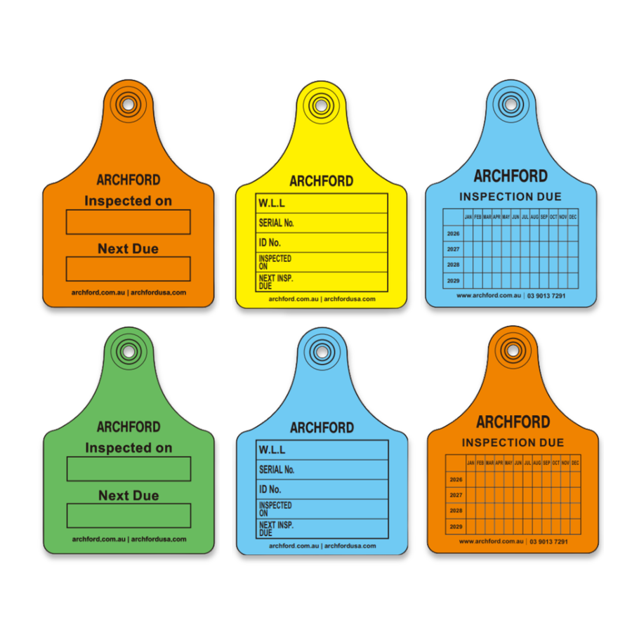 Rubber Inspection Tags