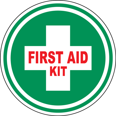 First Aid Floor Signs