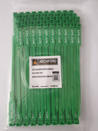 Quarterly Rig Tags Green