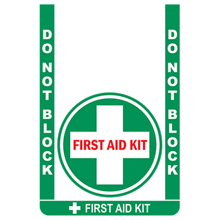 First Aid Kit Floor Sign Bundle