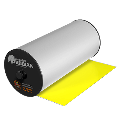 DuraLabel Printer Consumable - Yellow Premium Vinyl Tape - K10-3008