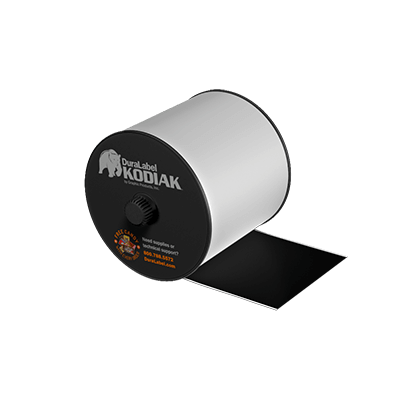 DuraLabel Kodiak Consumable - Black Vinyl Tape - K4-3002