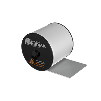 DuraLabel Kodiak Consumable - Silver Grey Premium Vinyl Tape - K4-3005