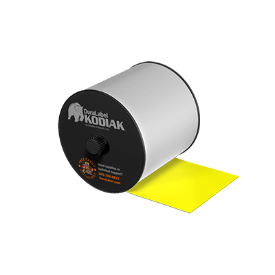 Yellow DuraTag Stock