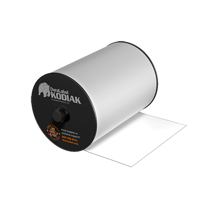 DuraLabel Kodiak Consumable - White Premium Vinyl Tape - K6-3001