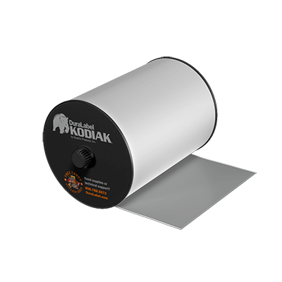 DuraLabel Kodiak Consumable - Silver Grey Premium Vinyl Tape - K6-3005