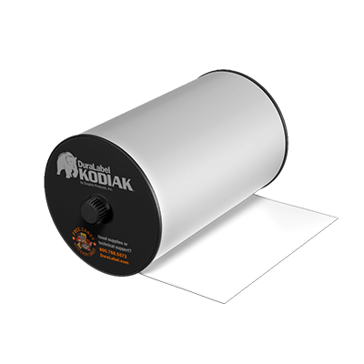 DuraLabel Kodiak Consumable - White Premium Vinyl Tape - K7-3001