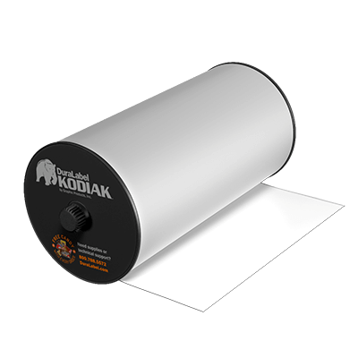 DuraLabel Kodiak Consumable - White Premium Vinyl Tape - K9-3001
