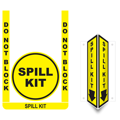 Spill Kit Floor Sign Bundle