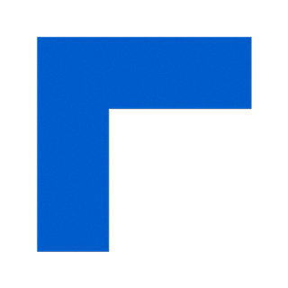 Blue Durable Floor Marking Corners (50 Pack)