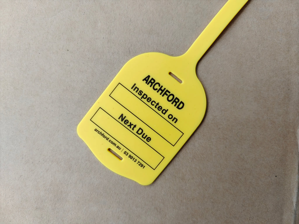 Archford Inspected On Rubber Tag