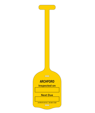 Archford Inspected on Rubber Tag
